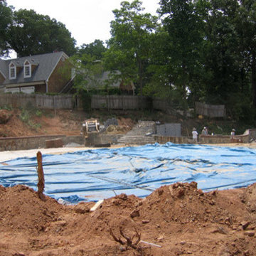 Construction Process for Staircase, Fairway and Putting Green
