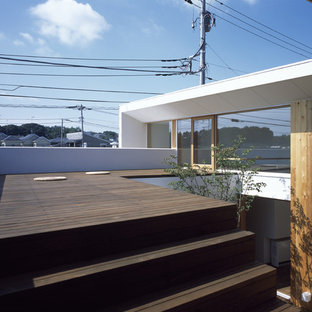 横浜のアジアンスタイルのおしゃれなデッキの写真