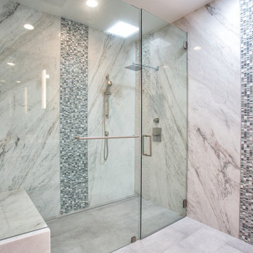 Costa Mesa Interior Remodel & Renovation - Master Shower