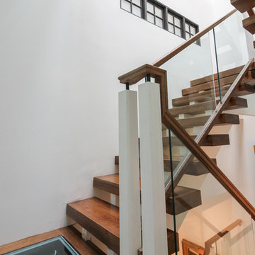 Project #68 | Ultra-Modern Staircase with Glass Landings