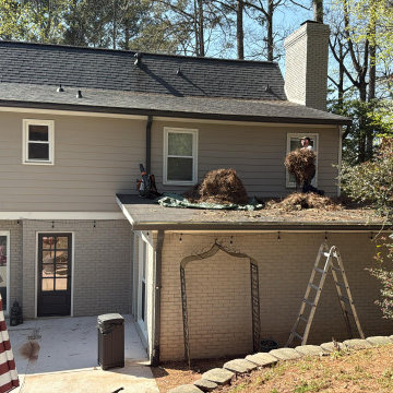 Roof & Gutter Cleaning Project