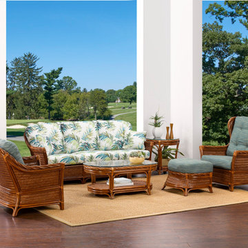 South Shore by Classic Rattan: Sofa, High Back Lounge Chair & Ottoman, Lounge Ch