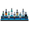 VEVOR LED Lighted Liquor Bottle Display Bar Shelf RF & App Control 40" 2-Step