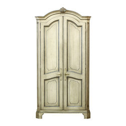 Traditional Cream Painted Armoire - Armoires And Wardrobes