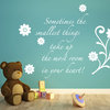 Smallest Things Wall Decal, Black, 39" X28"