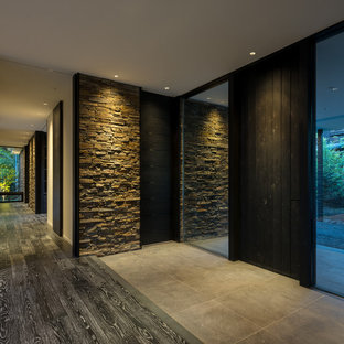 他の地域のコンテンポラリースタイルのおしゃれな玄関の写真