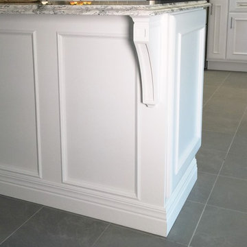 Milan, IL - White Painted Kitchen with Cambria Quartz Tops