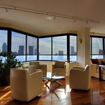 City View, South Tower - Lutron Triathlon Battery Powered Motorized Solar Shades