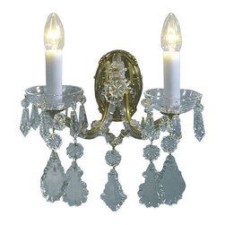 Inviting Home Inc. - Maria Theresa Crystal Sconce, Select Crystal - Wall Sconces