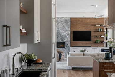 Home design - contemporary home design idea in Austin