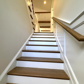 Project #141 | Timeless Switchback Staircase with Traditional Box Newels