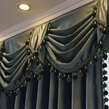 Denali Chenille Velvet Valance Curtains
