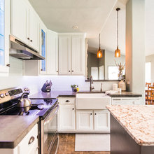 Kitchen counters and sinks