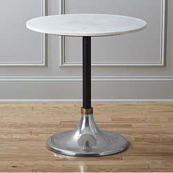 hackney marble cocktail table | CB2 - Baby And Kids