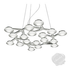 LED NET CIRCLE SUSPENSION FROM STARDUST.COM - Chandeliers