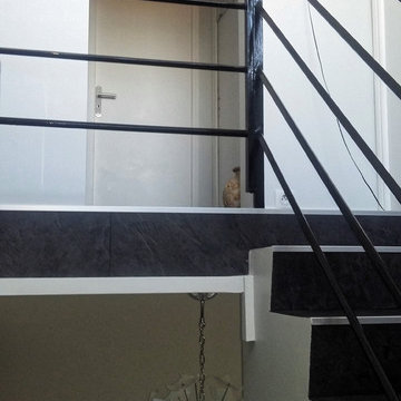 cage d'escalier après