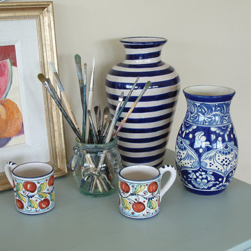 Blue and White Vases