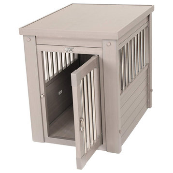 New Age Pet Innplace Dog Crate, Gray Medium