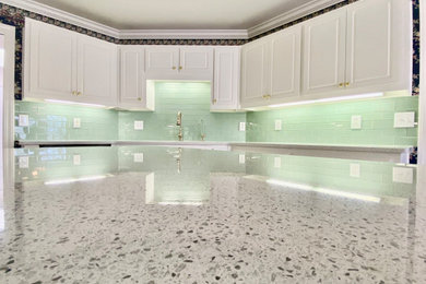 Inspiration for a mid-sized transitional home design remodel in Other