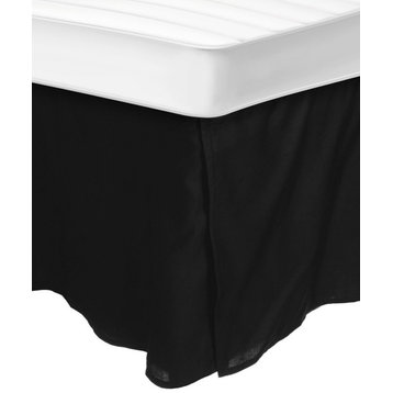 300 Thread Count Egyptian Cotton Bed Skirt, Black, King