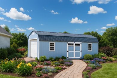 Inspiration for a craftsman detached garage remodel