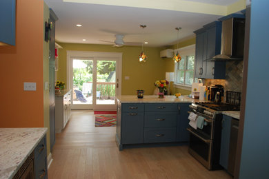 Inspiration for an eclectic kitchen remodel in Other