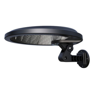 160Â° Motion Activated Outdoor Integrated LED Solar Security Flood Light, Black