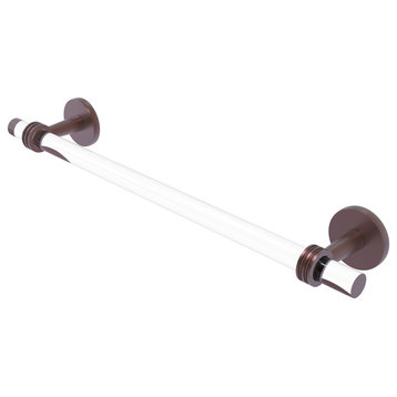 Clearview 30" Towel Bar with Dotted Accents, Antique Copper
