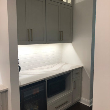Transitional Kitchen Remodel with Creative Custom Work