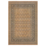 Bareens Designer Rugs - Shabby Chic Ziegler Ozella Rose/Charcoal Wool Rug - 9'2'' x 12'0'' - A Persian influenced Turkish hand knotted rug made by skilled artisans capable of creating the most exceptional vegetable dyes and hand-spun New Zealand wool. This gorgeous one of a kind Peshawar Kafkaz handmade rugs is also known as a Chobi Ziegler Rug. This gorgeous rug is extremely versatile and is famous for its pleasing color palette and informal design that works in a myriad of interiors. It has been expertly hand-tied, finished, sun-dried, and can contain up to 1.5 million knots. It takes 4 skilled artisans to hand knot this rug nine to twelve months to complete this piece of art. The invigorating colors and patterns in this rug will give your home an elegant and fresh appearance. While drawing upon the coloring and patterns of antique rugs, contemporary Peshawar pieces incorporate modern design motifs and feature vibrant color tones. Give your room a luxurious look and feel with this beautiful rug with gorgeous color pallet. The intricate design allows this oriental rug to create a royal ambience in any d�cor. Hand knotted construction and natural fibers gives this rug soft feel under your feet.