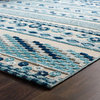 Vintage Abstract Geometric Lattice 8x10 Indoor and Outdoor Area Rug