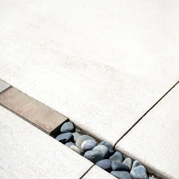 Mid-Century Concrete Patio - Racine