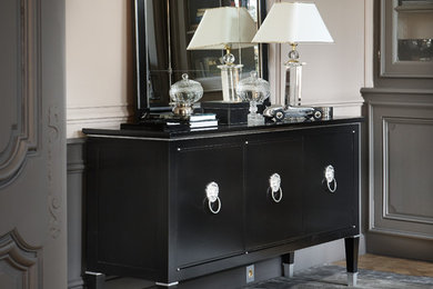 Inspiration pour un couloir traditionnel.