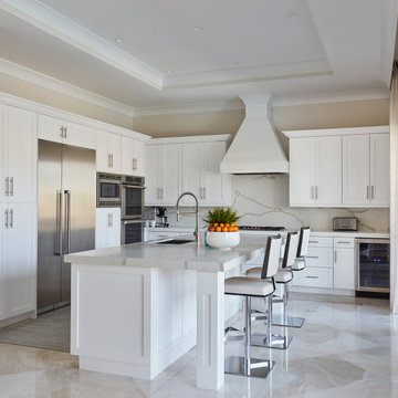 Contemporary Intracoastal Sanctuary Kitchen