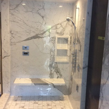Shower Calacatta Marble