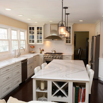 Ellicott City, MD White Kitchen Remodel