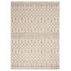 Nourison Home 5'x7' Royal Moroccan Beige and Gray Distressed Bohemian Area Rug