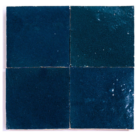 Moroccan Solid Color in Deep Blue