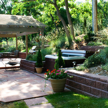 Private Inset Hot Tub