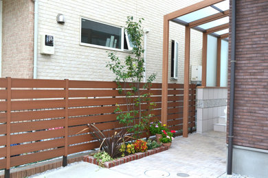 Design ideas for a scandinavian exterior in Tokyo Suburbs.