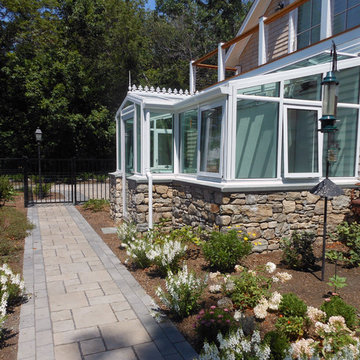 Bristol Historic Home-Landscape Renovation-Greenhouse