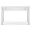 Simpli Home Avalon 47" Solid Wood Writing Desk in White