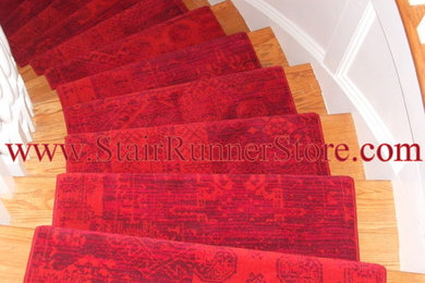Curved Staircase Stair Runner Installations