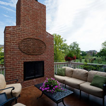 Outside fireplace