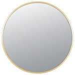Varaluz Lighting - Varaluz Lighting Cottage - 30 Inch Round Mirror, Gold Finish - You don't have to live deep in the woods or by theCottage 30 Inch Roun Gold *UL Approved: YES Energy Star Qualified: n/a ADA Certified: n/a  *Number of Lights:   *Bulb Included:No *Bulb Type:No *Finish Type:Gold
