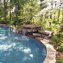 Pool waterfalls