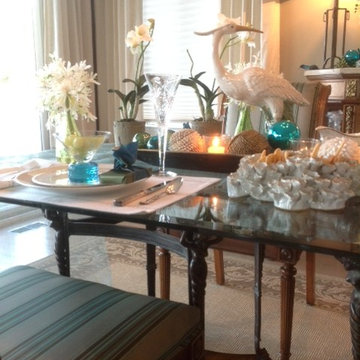 Coastal Christmas Tabletop