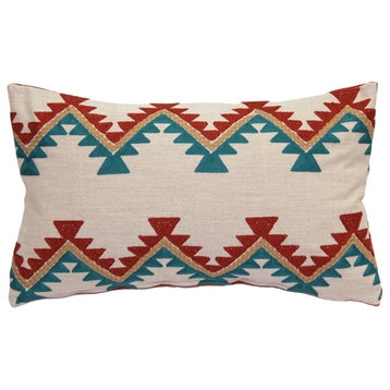 Pillow Decor, Tulum Coast Embroidered Throw Pillow 12x20