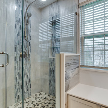 Transitional Primary Bathroom Design Mechanicsville, MD