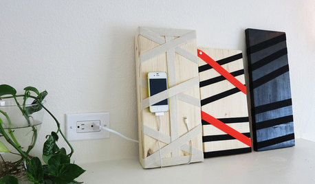 Hide All Those Wires in a DIY Charging Station